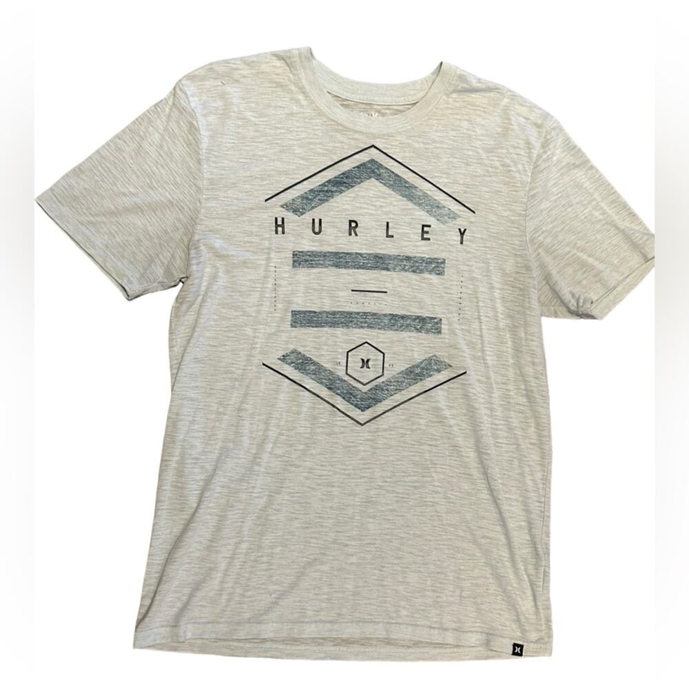 Hurley Pastel Blue Short Sleeve Logo T Shirt adult Large